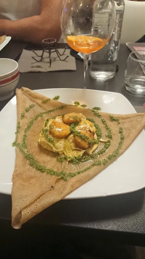 Galette Fondue de Poteau Noix de St Jacques